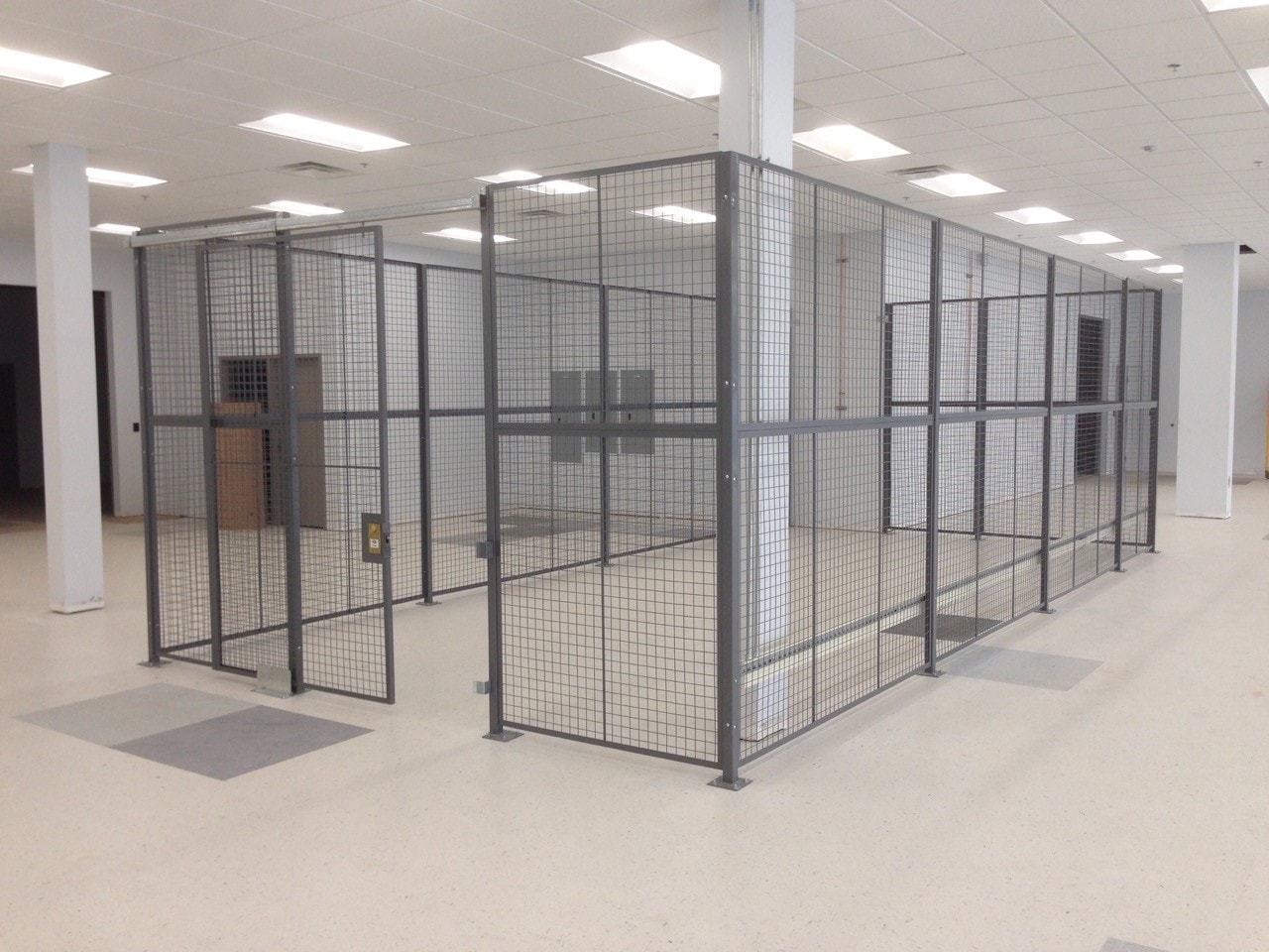 Wire Mesh Enclosures Cranston Material Handling Equipment