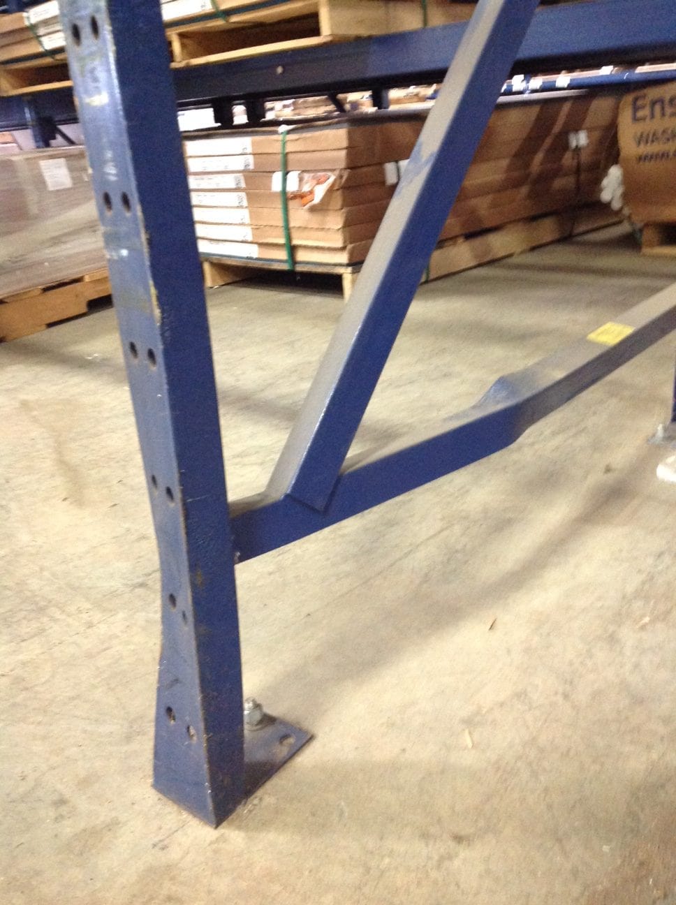 Repairing Damaged Pallet Rack Uprights Cranston Material Handling