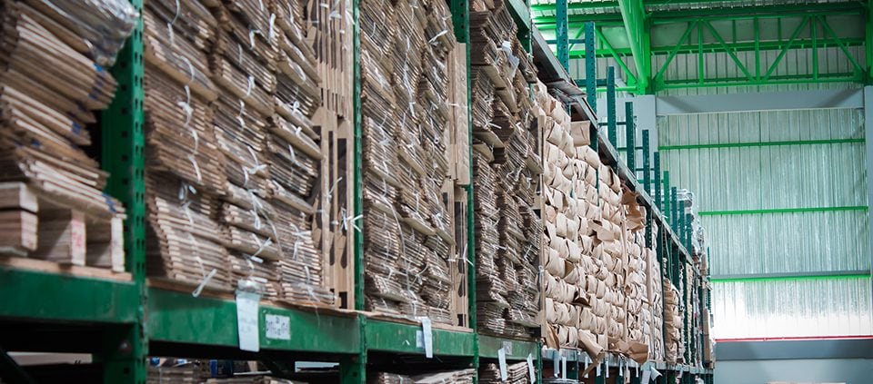warehouse with pallet rack system warehouse with pallet rack system