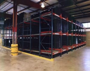 Flow-Thru Pallet Rack