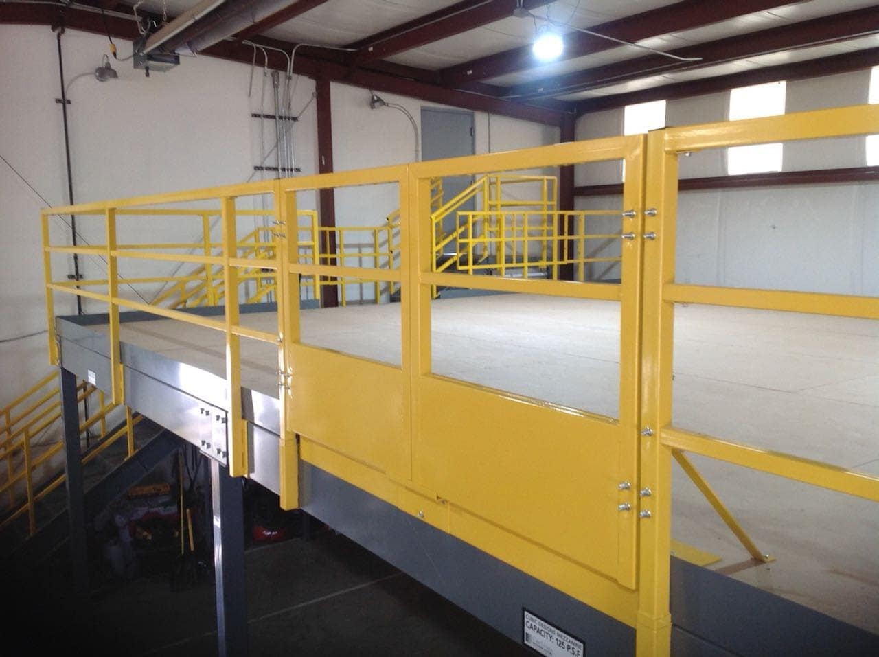 Steel Mezzanine A Space Saver! Cranston Material Handling Equipment