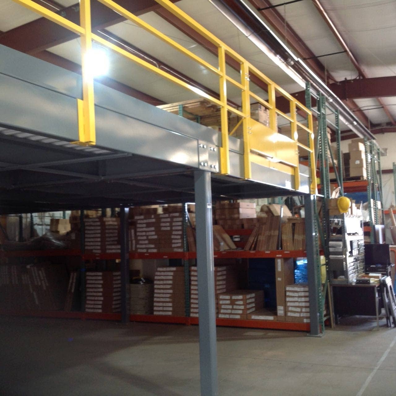 Steel Mezzanine A Space Saver! Cranston Material Handling Equipment
