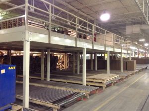 What is a warehouse mezzanine?